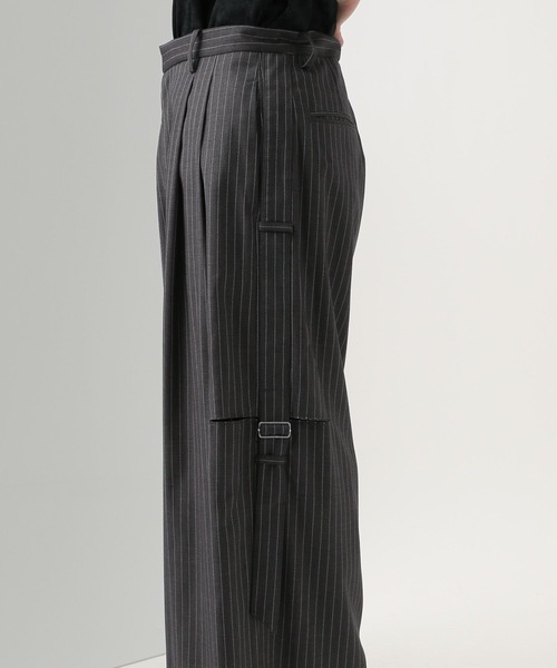 HARE（ハレ）の「【SET UP対応】カットアウトベルトワイドパンツ（HARE)（その他パンツ・メンズ・グレー/ブラック・SMALL/MEDIUM）」の15枚目の写真