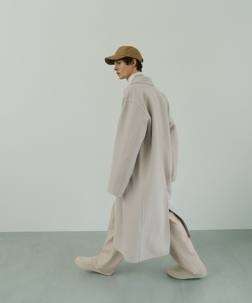 STERNBERG(スタンバーグ)の「140'sリバーステンカラーコート(ステンカラーコート・メンズ・ブラック/グレイッシュベージュ・SMALL/MEDIUM/LARGE)」の21枚目の写真