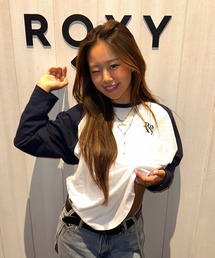 ROXY | TRUELY AUTHENTIC L/S/ロキシーラグランバックプリント長袖ロンT(Tシャツ/カットソー)