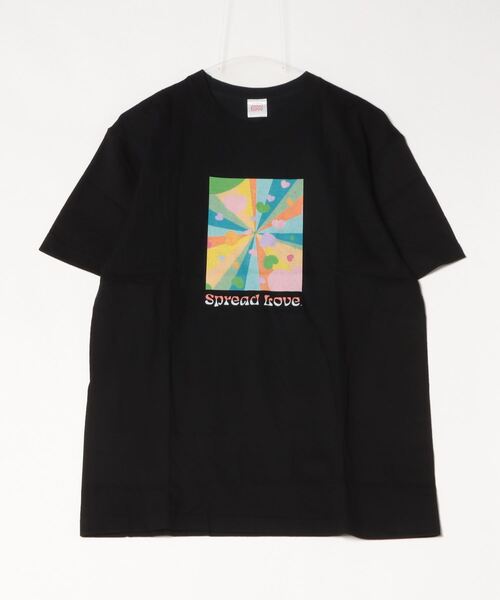 Mag.(マグ)の「【Spread Love】オリジナルプリント S/S T(Tシャツ/カットソー・レディース・ブラック/ホワイト・MEDIUM/LARGE)」の1枚目の写真