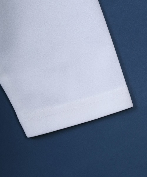 ANPAS（アンパス）の「UV Protection Amunzen Fake Layered T-Shirt/UVカット 梨地 フェイクレイヤード ポケット付き 長袖Tシャツ ロンT オーバーサイズ（Tシャツ/カットソー・メンズ・ダークグレー/ブラック/ダークグリーン/オフホワイト・LL/L/M）」の9枚目の写真