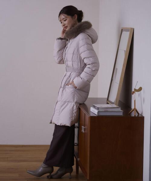 PROPORTION BODY DRESSING（プロポーションボディドレッシング）の「クロスラッフルシアー楊柳ブラウス / 1214210911（シャツ/ブラウス・レディース・ホワイト系その他/ピンク/ブラウン・FREE）」の10枚目の写真