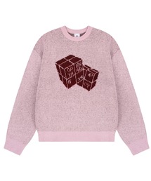 OY/オーワイ』 HAIRY DUAL CUBE KNIT/デュアルキューブニット OY│A