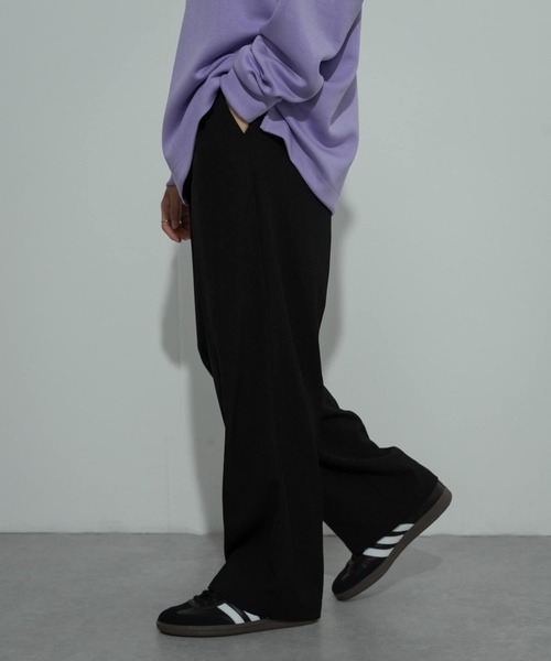 SENSE OF PLACE by URBAN RESEARCH（センスオブプレイスバイアーバンリサーチ）の「ダブルタックワイドスラックス（その他パンツ・メンズ・グレー/カーキ/ブラウン/ブラック・LARGE/MEDIUM）」の12枚目の写真