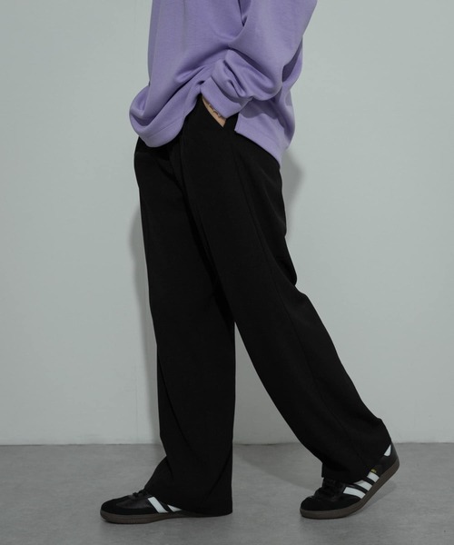 SENSE OF PLACE by URBAN RESEARCH（センスオブプレイスバイアーバンリサーチ）の「ダブルタックワイドスラックス（その他パンツ・メンズ・グレー/カーキ/ブラウン/ブラック・LARGE/MEDIUM）」の13枚目の写真