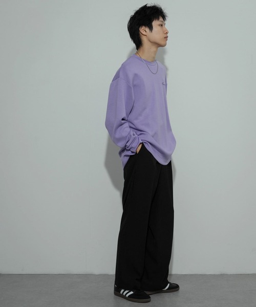 SENSE OF PLACE by URBAN RESEARCH（センスオブプレイスバイアーバンリサーチ）の「ダブルタックワイドスラックス（その他パンツ・メンズ・グレー/カーキ/ブラウン/ブラック・LARGE/MEDIUM）」の15枚目の写真