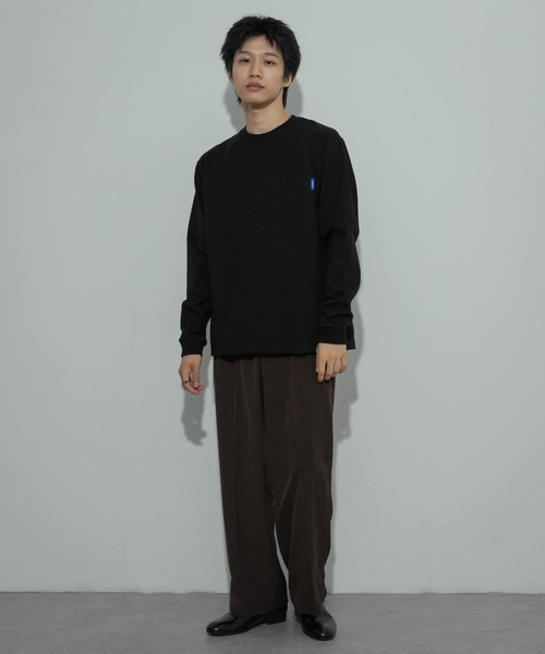 SENSE OF PLACE by URBAN RESEARCH（センスオブプレイスバイアーバンリサーチ）の「ダブルタックワイドスラックス（その他パンツ・メンズ・グレー/カーキ/ブラウン/ブラック・LARGE/MEDIUM）」の16枚目の写真