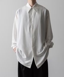 ato | Crepe de Chine　zip shirts(シャツ/ブラウス)