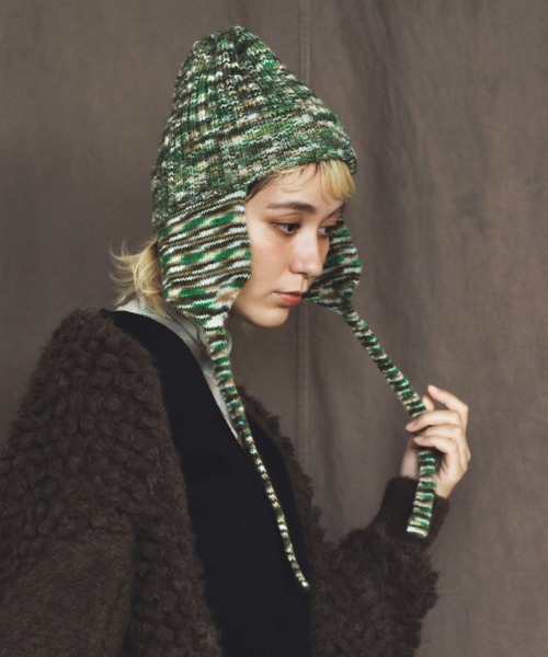 PARA【ﾊﾟﾗ】冬迷彩ウィンターキャップ（ニットキャップ/ビーニー）｜ORIENT MILLINERY（オリエント ミリナリー） 5,082円