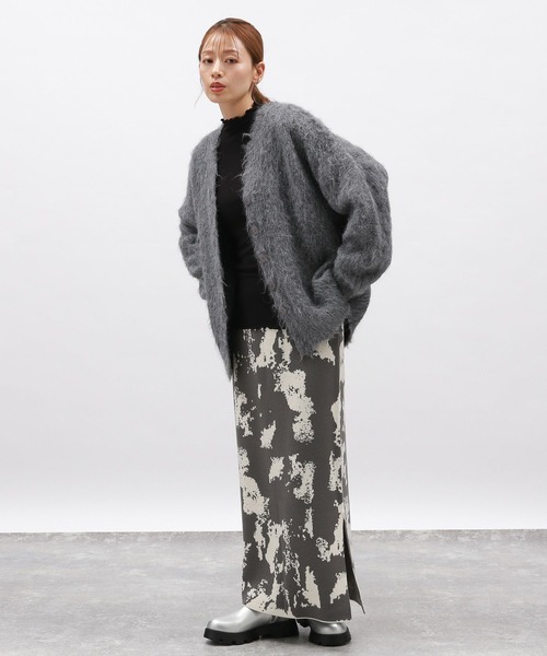 LAKOLE(ラコレ)の「シャギーニットカーディガン / 130868(カーディガン/ボレロ・レディース・ピンク/チャコールグレー/グリーン/アイボリー・FREE)」の20枚目の写真