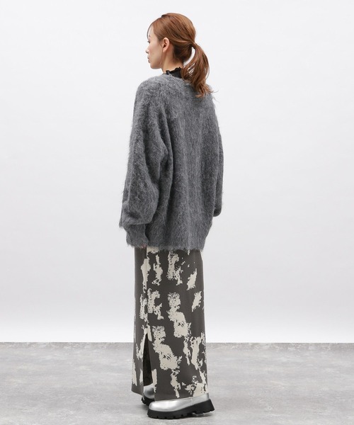 LAKOLE(ラコレ)の「シャギーニットカーディガン / 130868(カーディガン/ボレロ・レディース・ピンク/チャコールグレー/グリーン/アイボリー・FREE)」の22枚目の写真