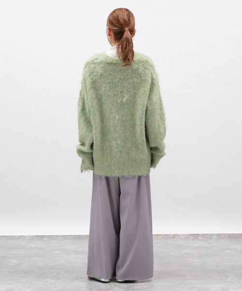 セール】シャギーニットカーディガン / 130868（カーディガン/ボレロ