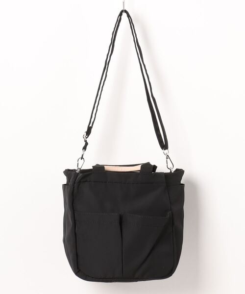 EARTH MADE（アースメイド）の「POCKET 2WAY SHOULDER（トートバッグ・レディース・モスグリーン/ベージュ/ブラック/グレー・FREE）」の2枚目の写真