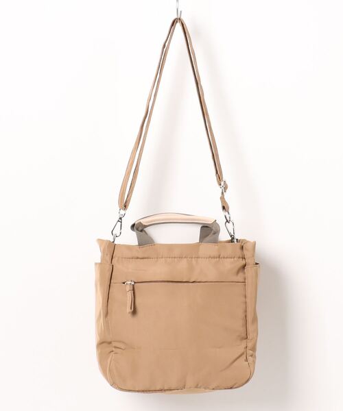 EARTH MADE（アースメイド）の「POCKET 2WAY SHOULDER（トートバッグ・レディース・モスグリーン/ベージュ/ブラック/グレー・FREE）」の8枚目の写真