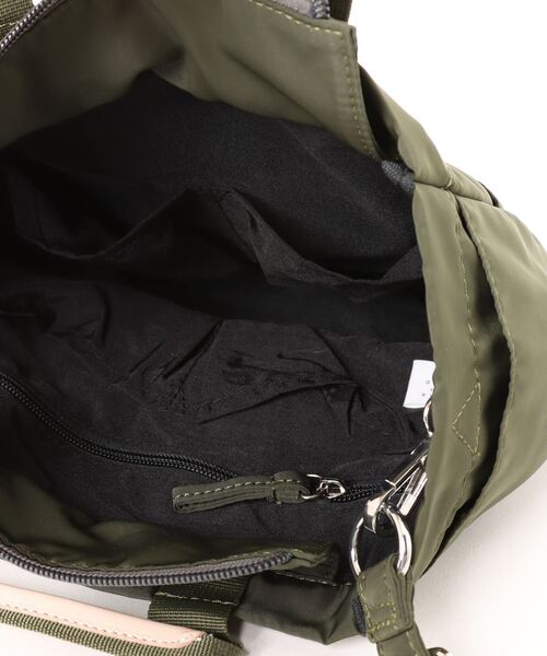 EARTH MADE（アースメイド）の「POCKET 2WAY SHOULDER（トートバッグ・レディース・モスグリーン/ベージュ/ブラック/グレー・FREE）」の12枚目の写真