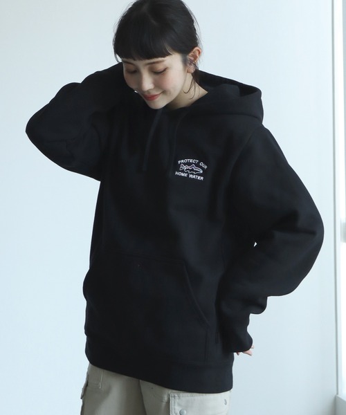 patagonia(パタゴニア)の「【PATAGONIA/パタゴニア】M'S HOME WATER TROUT UPRISAL HOODY/ホーム ウォーター トラウト アップライザル フーディ(パーカー・メンズ・ブラック・M/L/XL)」の6枚目の写真