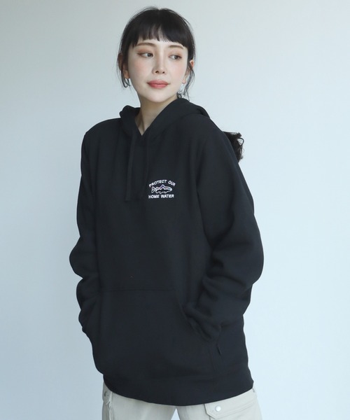 patagonia(パタゴニア)の「【PATAGONIA/パタゴニア】M'S HOME WATER TROUT UPRISAL HOODY/ホーム ウォーター トラウト アップライザル フーディ(パーカー・メンズ・ブラック・M/L/XL)」の8枚目の写真
