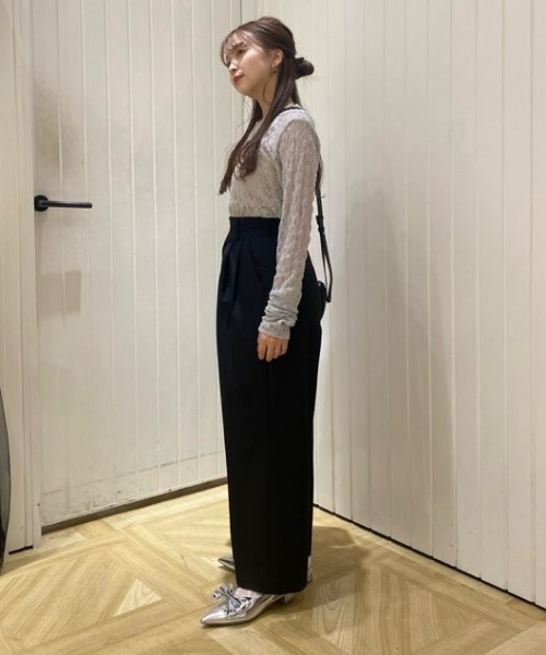 セール】ウエストタックワイドパンツ（スラックス）｜LOWRYS FARM