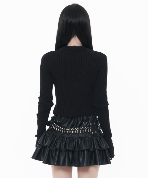 REFLEM レフレム セーター ブラック 黒 REFLEM ニット セーター