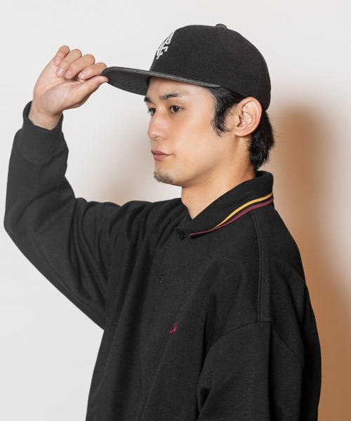 CA4LA（カシラ）の「LOOSE CAP HR（キャップ・メンズ・グレー/カーキ/ブラック・ONESIZE）」の4枚目の写真