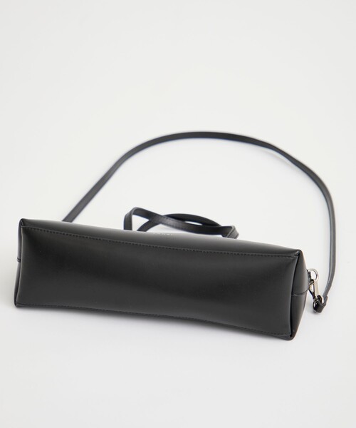 YAHKI（ヤーキ）の「【YAHKI/ヤーキ】YH-661/横長/ハンドル/ショルダーバッグ（ハンドバッグ・レディース・グレー/ブラック・FREE）」の5枚目の写真