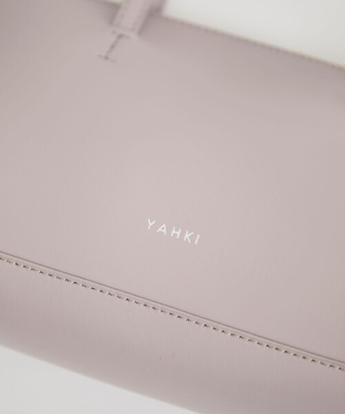 YAHKI（ヤーキ）の「【YAHKI/ヤーキ】YH-661/横長/ハンドル/ショルダーバッグ（ハンドバッグ・レディース・グレー/ブラック・FREE）」の12枚目の写真