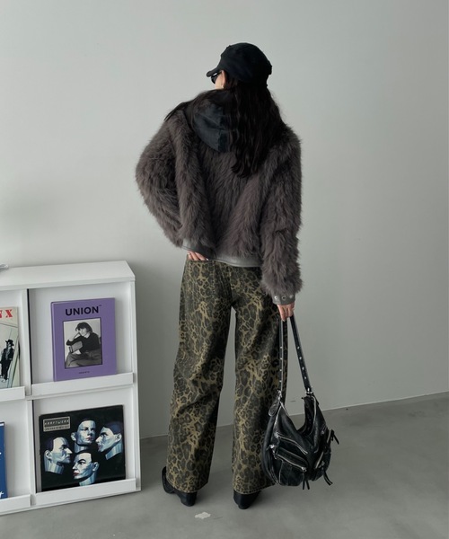 SHAGGIE（シャギー）の「バレルレオパードパンツ（その他パンツ・レディース・ブラウン・SMALL/MEDIUM）」の5枚目の写真