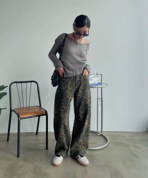 SHAGGIE（シャギー）の「バレルレオパードパンツ（その他パンツ・レディース・ブラウン・SMALL/MEDIUM）」の8枚目の写真