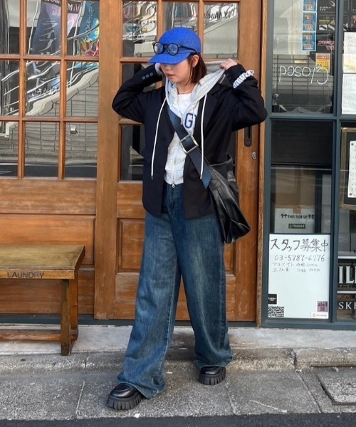 nemne store(ネンネストア)の「【keel】ロゴジップパーカー(パーカー・レディース・杢グレー/ネイビー・SMALL/MEDIUM)」の11枚目の写真