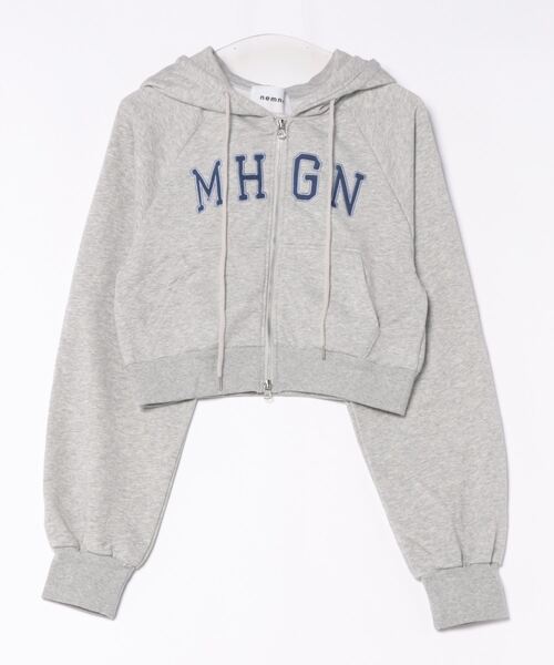 nemne store(ネンネストア)の「【keel】ロゴジップパーカー(パーカー・レディース・杢グレー/ネイビー・SMALL/MEDIUM)」の15枚目の写真
