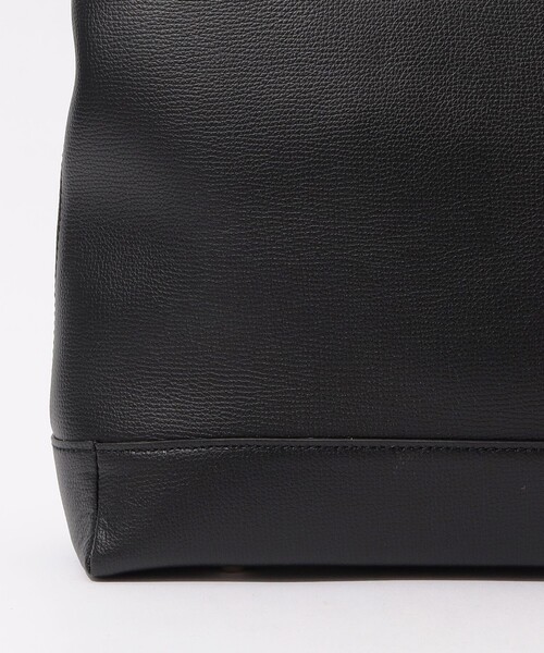 CHAMBORD SELLIER(シャンポールセリエ)の「Chambord Sellier LIL BRIEF シュリンクレザー ブリーフトート CRUMBS(ビジネスバッグ・メンズ・ブラック/ダークブラウン・FREE)」の9枚目の写真