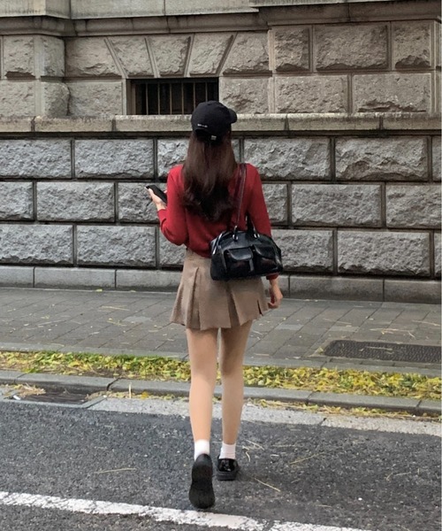 by your closet(バイユアークローゼット)の「リボン ポイント カーディガン(ニット/セーター・レディース・ブラック/レッド・FREE)」の20枚目の写真