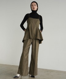 CLANE | PEPLUM BUSTIER ALL IN ONE(つなぎ/オールインワン)