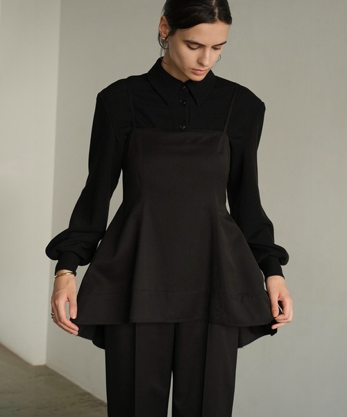 CLANE(クラネ)の「PEPLUM BUSTIER ALL IN ONE(つなぎ/オールインワン・レディース・その他/ブラック・0/1)」の11枚目の写真