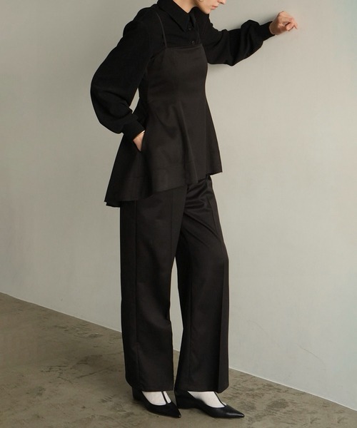 CLANE(クラネ)の「PEPLUM BUSTIER ALL IN ONE(つなぎ/オールインワン・レディース・その他/ブラック・0/1)」の9枚目の写真