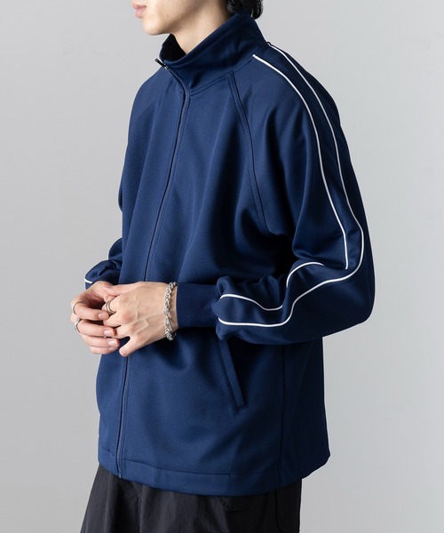 ウンドウ】パイピングトレーニングシャツ 04 サックス XXL