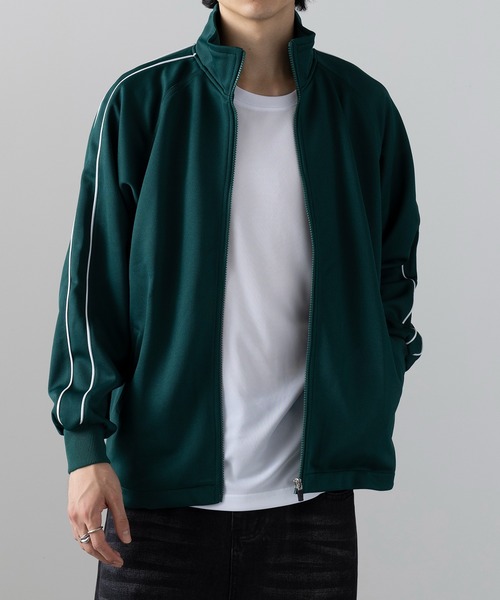 wundou(ウンドウ)の「【wundou】パイピングトレーニングシャツ P2000(ジャージ・メンズ・ブラック/グリーン/ネイビー・M/L/XL)」の11枚目の写真