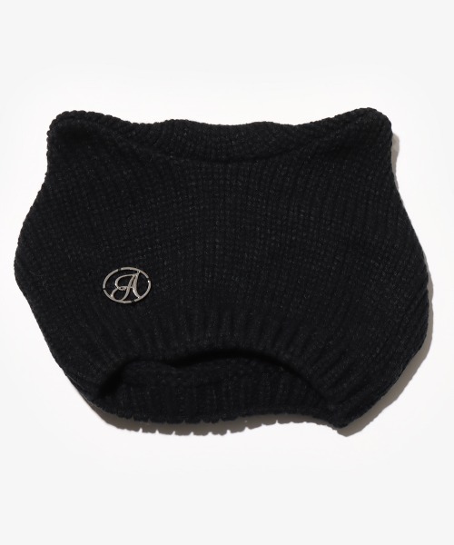 atmos pink(アトモスピンク)の「atmos pink Cat Beanie / アトモス ピンク キャット ビーニー(ニットキャップ/ビーニー・レディース・グレー/ブラック/マルチ・FREE)」の2枚目の写真