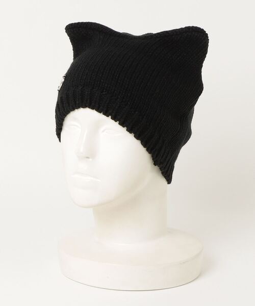 atmos pink(アトモスピンク)の「atmos pink Cat Beanie / アトモス ピンク キャット ビーニー(ニットキャップ/ビーニー・レディース・グレー/ブラック/マルチ・FREE)」の8枚目の写真