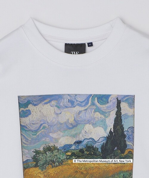 SHIPS Colors(シップス カラーズ)の「SHIPS Colors:THE MET コラボ プリント スウェット(スウェット・メンズ・ライトホワイト/ブラック・MEDIUM/LARGE)」の14枚目の写真