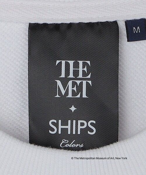SHIPS Colors(シップス カラーズ)の「SHIPS Colors:THE MET コラボ プリント スウェット(スウェット・メンズ・ライトホワイト/ブラック・MEDIUM/LARGE)」の15枚目の写真