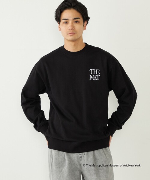 SHIPS Colors(シップス カラーズ)の「SHIPS Colors:THE MET コラボ プリント スウェット(スウェット・メンズ・ライトホワイト/ブラック・MEDIUM/LARGE)」の22枚目の写真