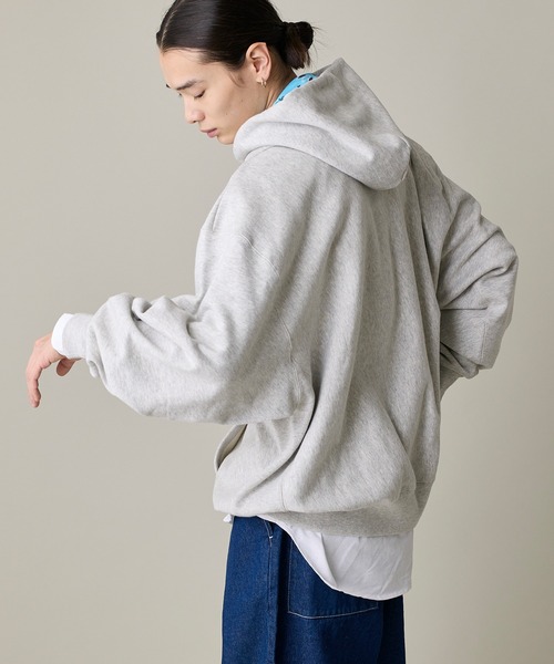 【セール】《ユニセックス》オーバーサイズ裏毛プルオーバーパーカー【男女兼用】（パーカー）｜I.T.'S international（イッツインターナショナル）