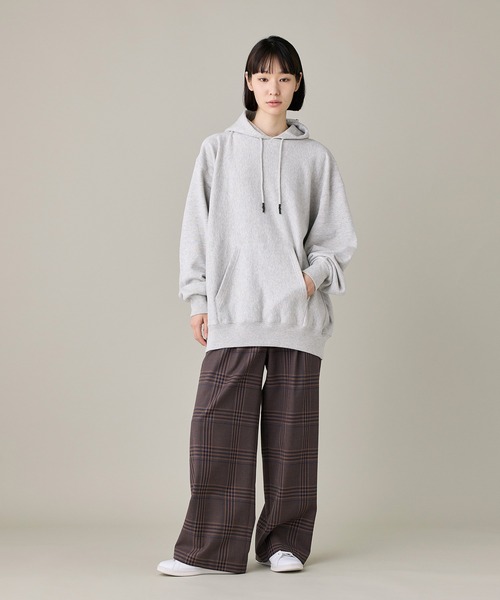 【セール】《ユニセックス》オーバーサイズ裏毛プルオーバーパーカー【男女兼用】（パーカー）｜I.T.'S international（イッツインターナショナル）