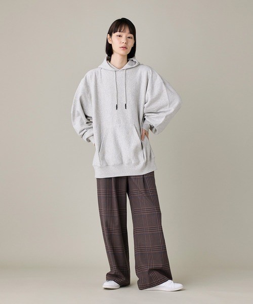 【セール】《ユニセックス》オーバーサイズ裏毛プルオーバーパーカー【男女兼用】（パーカー）｜I.T.'S international（イッツインターナショナル）