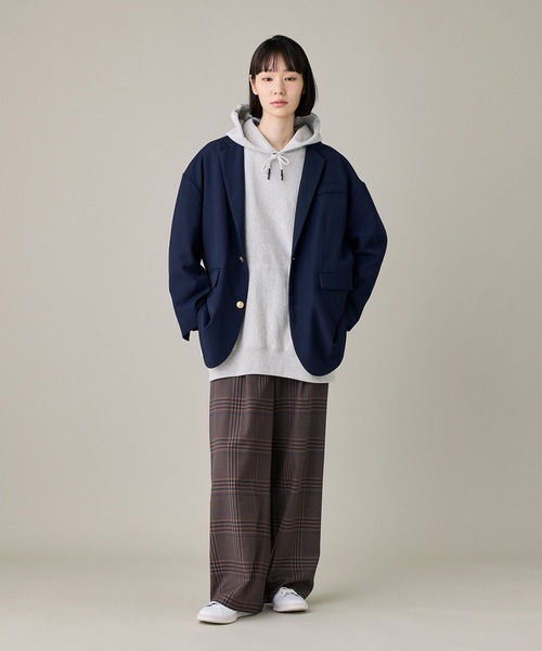 【セール】《ユニセックス》オーバーサイズ裏毛プルオーバーパーカー【男女兼用】（パーカー）｜I.T.'S international（イッツインターナショナル）