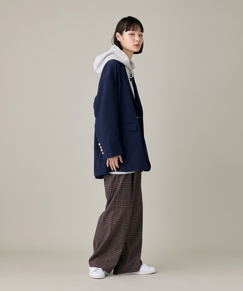 【セール】《ユニセックス》オーバーサイズ裏毛プルオーバーパーカー【男女兼用】（パーカー）｜I.T.'S international（イッツインターナショナル）