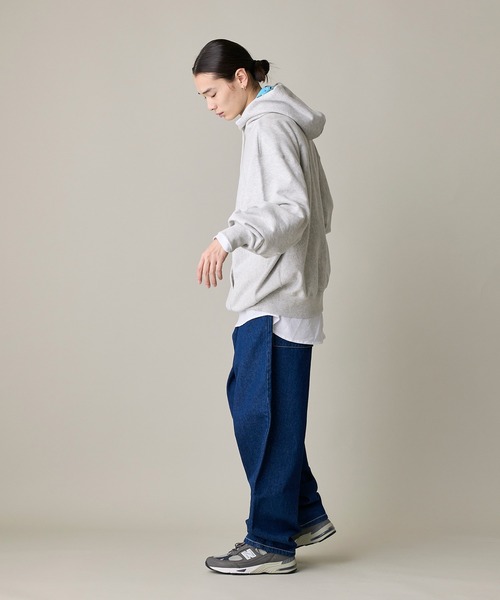 【セール】《ユニセックス》オーバーサイズ裏毛プルオーバーパーカー【男女兼用】（パーカー）｜I.T.'S international（イッツインターナショナル）