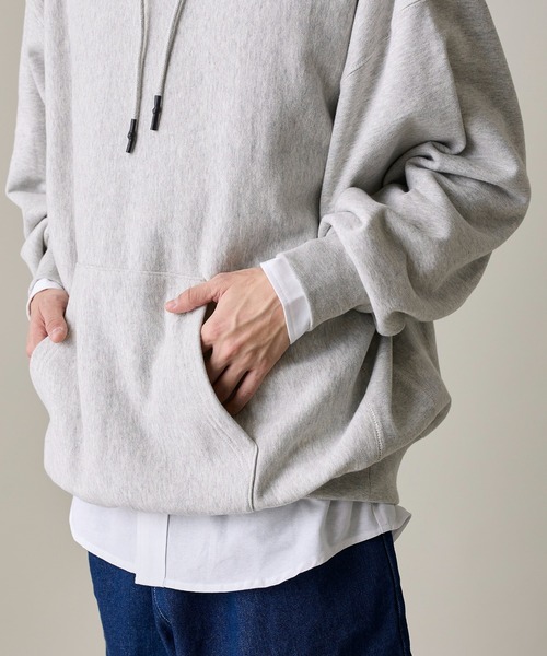 【セール】《ユニセックス》オーバーサイズ裏毛プルオーバーパーカー【男女兼用】（パーカー）｜I.T.'S international（イッツインターナショナル）