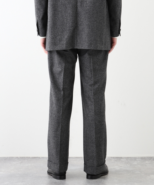 EDIFICE（エディフィス）の「LA BOUCLE (ラブークル) TOP FLANNEL パンツ（スラックス・メンズ・ライトグレー/カーキ・2/3）」の14枚目の写真